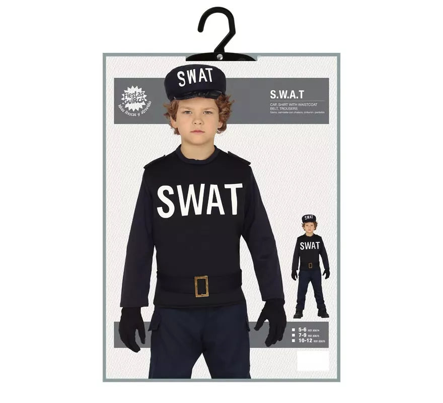 Translation missing: en.Disfraz de Agente Swat para niño