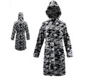 Disfraz Albornoz Camuflaje Gris para niños
