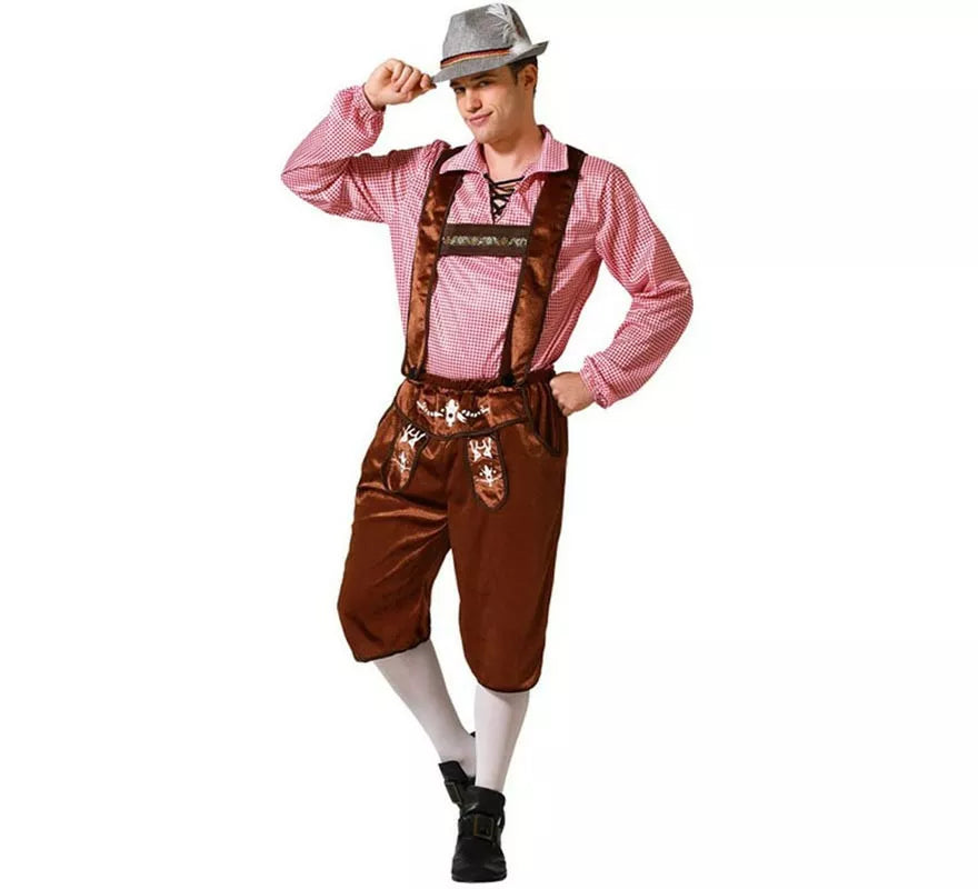 Translation missing: en.Disfraz de Alemán Tradicional Marrón para hombre