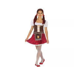German Velvet Costume for Girl