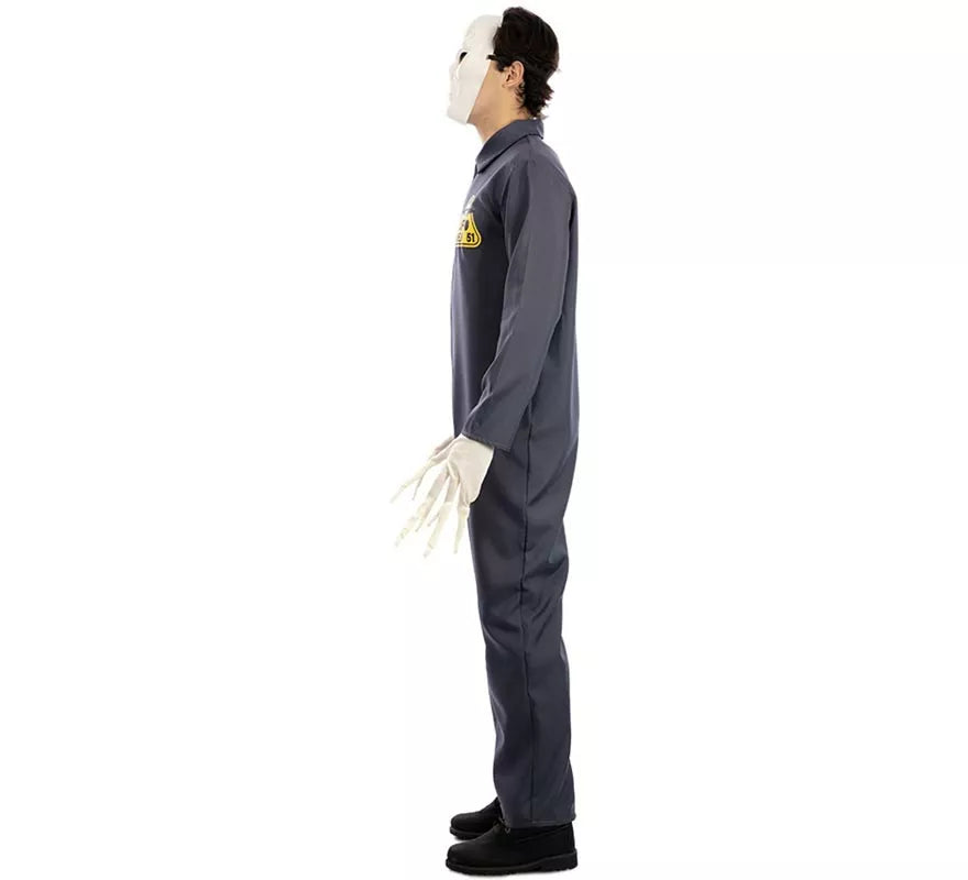 Disfraz de Alien Área 51 para hombre