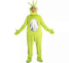 Disfraz de Alien de televisión verde para adultos