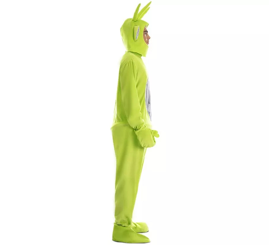 Disfraz de Alien de televisión verde para adultos