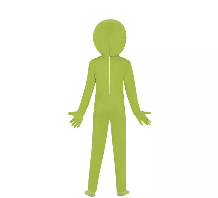 Disfraz de Alien verde para niños