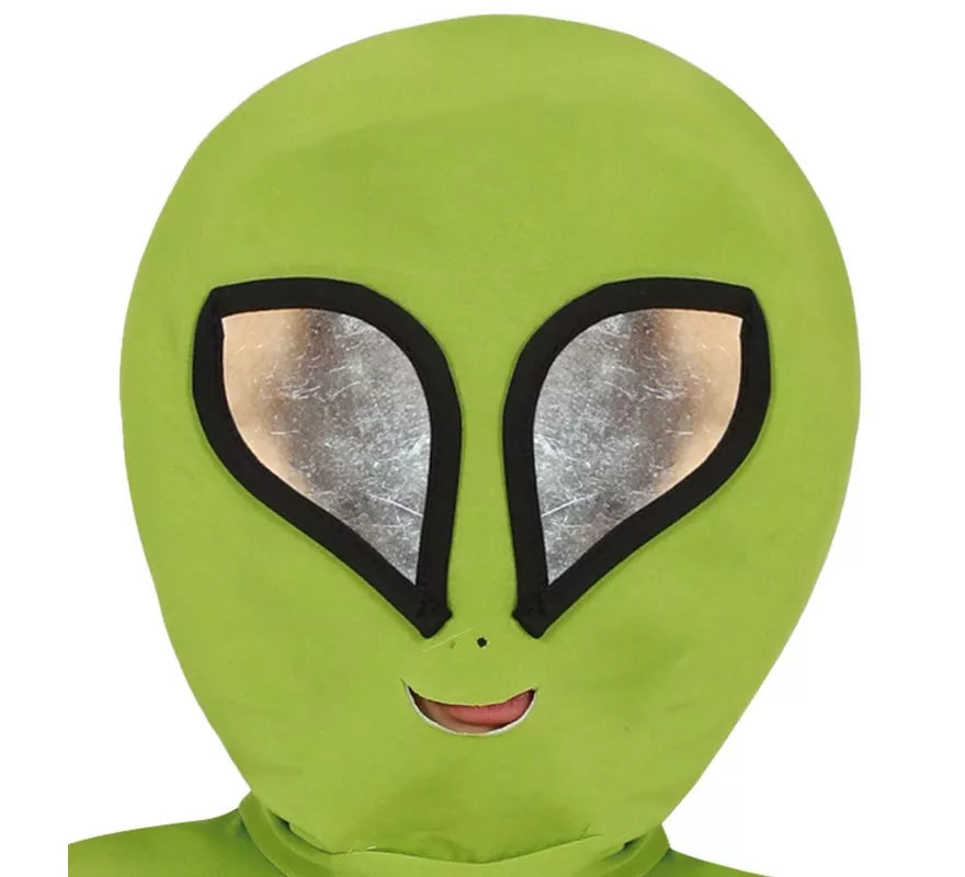 Disfraz de Alien verde para niños