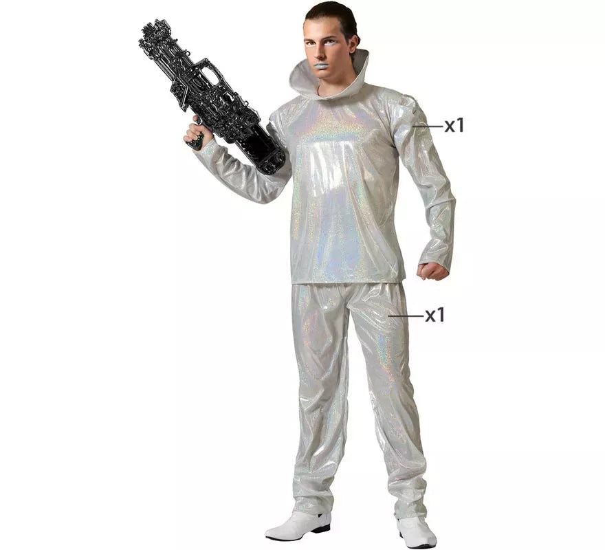 Translation missing: en.Disfraz de Alienígena plateado para hombre