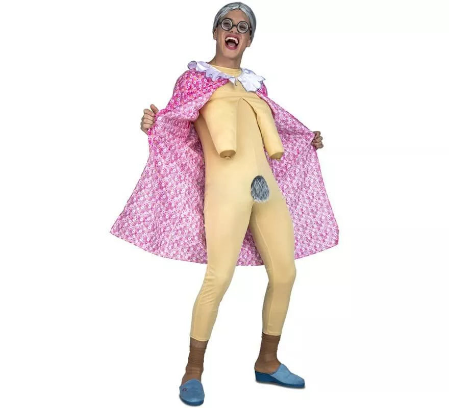 Translation missing: en.Disfraz de Anciana Exhibicionista para hombre