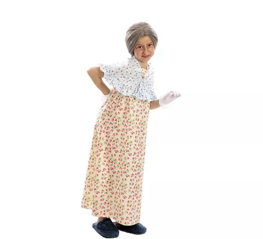 Disfraz de Anciana para niña