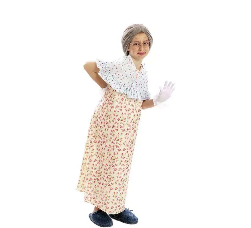 Disfraz de Anciana para niña