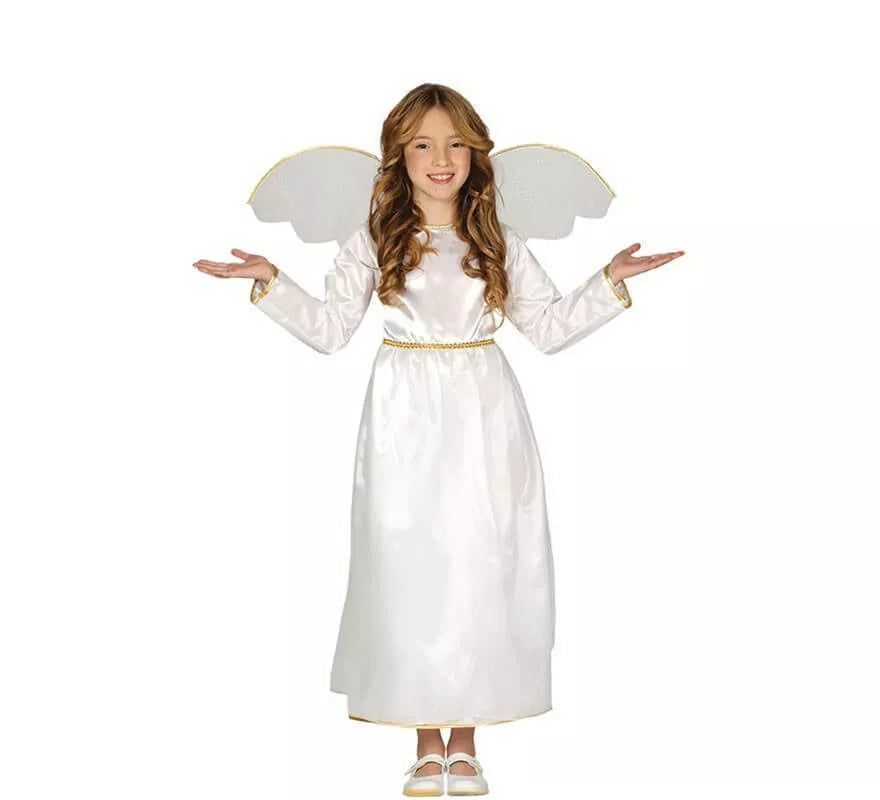 Disfraz de Ángel Blanco para niños