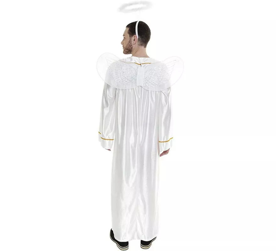 Disfraz de Ángel con Alas y Halo para hombre