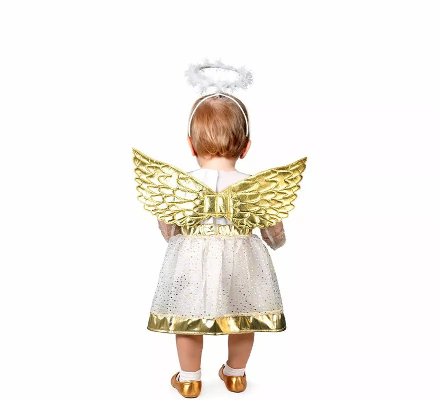 Translation missing: en.Disfraz de Ángel con Diadema y Alas para bebé