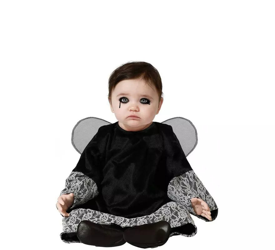 Disfraz de Ángel Negro para bebés y niños
