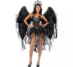 Dark Angel costume with big wings for women