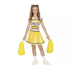 Yellow Cheerleader Costume for Girls