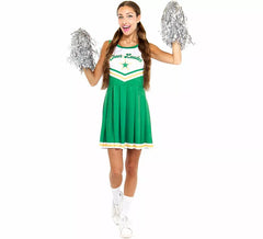 Women's Green Cheerleader Costume