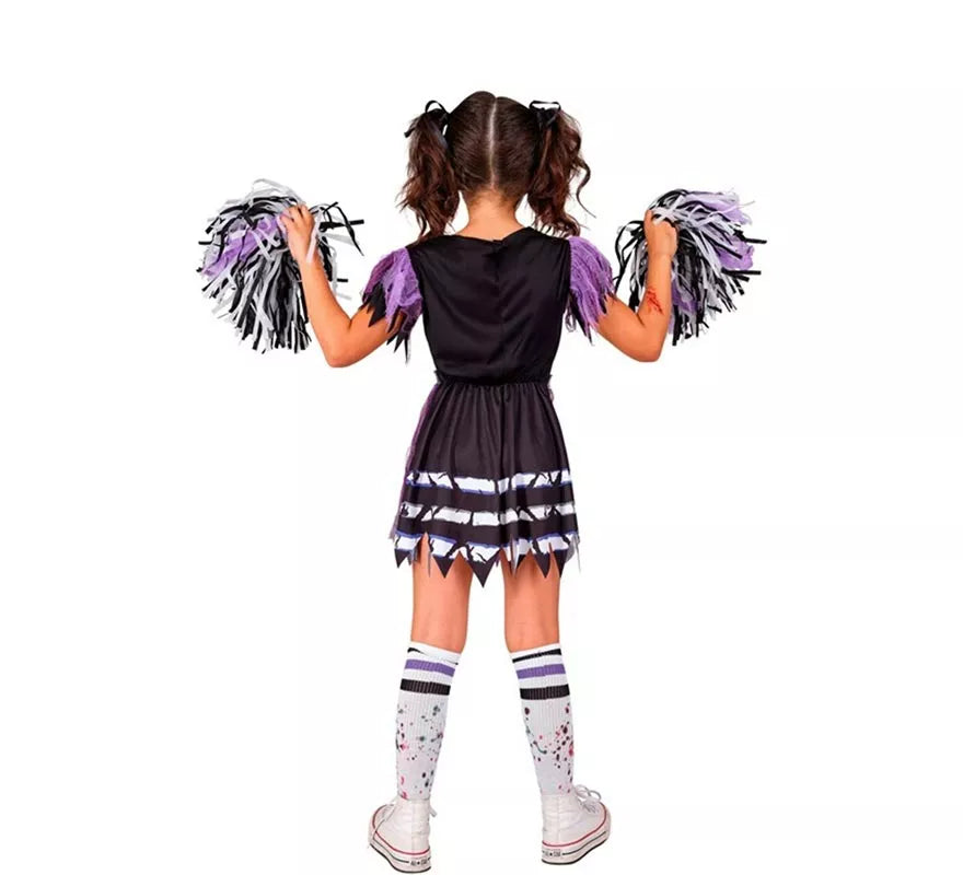 Translation missing: en.Disfraz de Animadora Cheerleader Zombie para niña