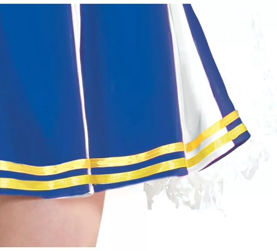 Translation missing: en.Disfraz de Animadora del Equipo Azul para adolescente