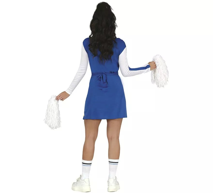 Disfraz de Animadora del Equipo Azul para mujer
