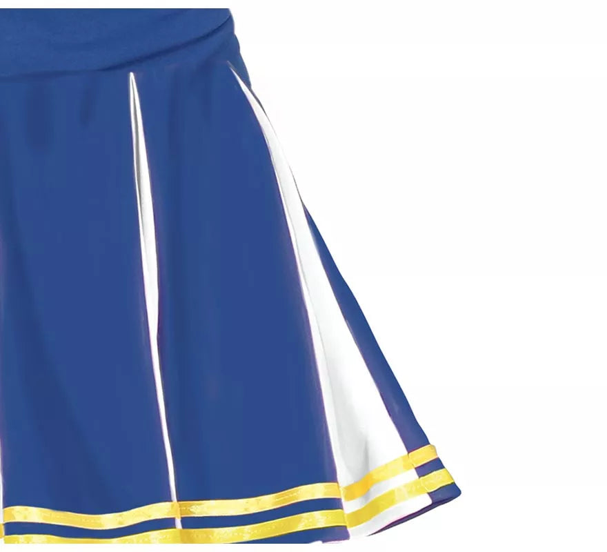 Translation missing: en.Disfraz de Animadora del Equipo Azul para mujer