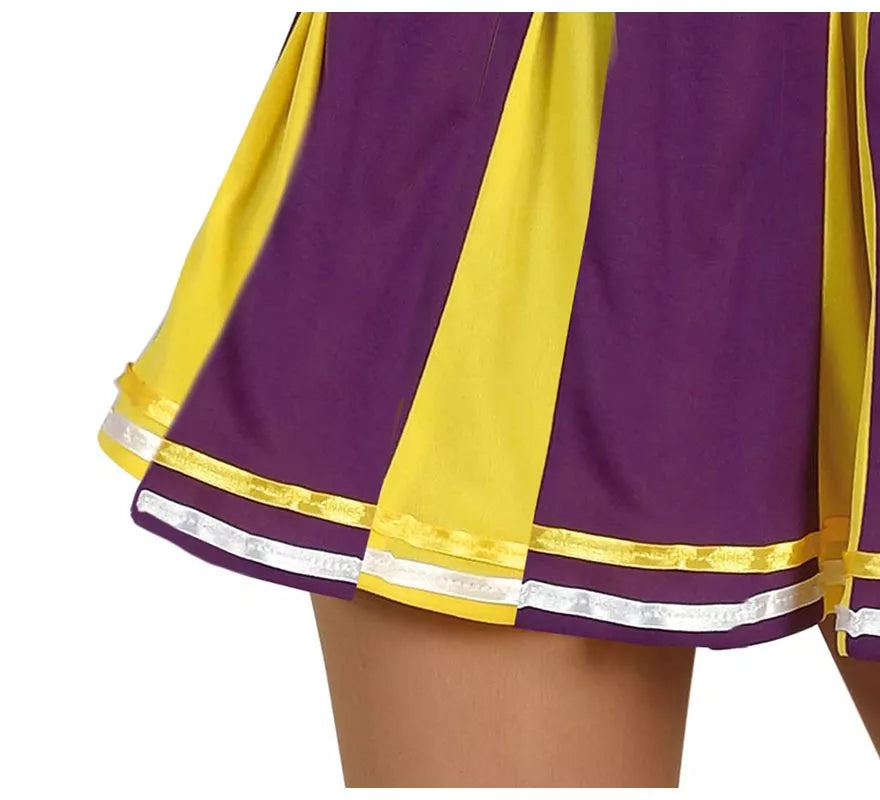 Disfraz de Animadora del Equipo Morado para adolescente