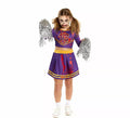 Disfraz de Animadora Zombie Ensangrentada para niña