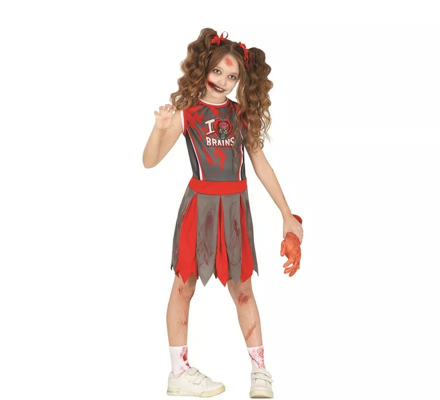 Disfraz de Animadora Zombie para niña