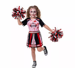Zombie Cheerleader Costume for Girls