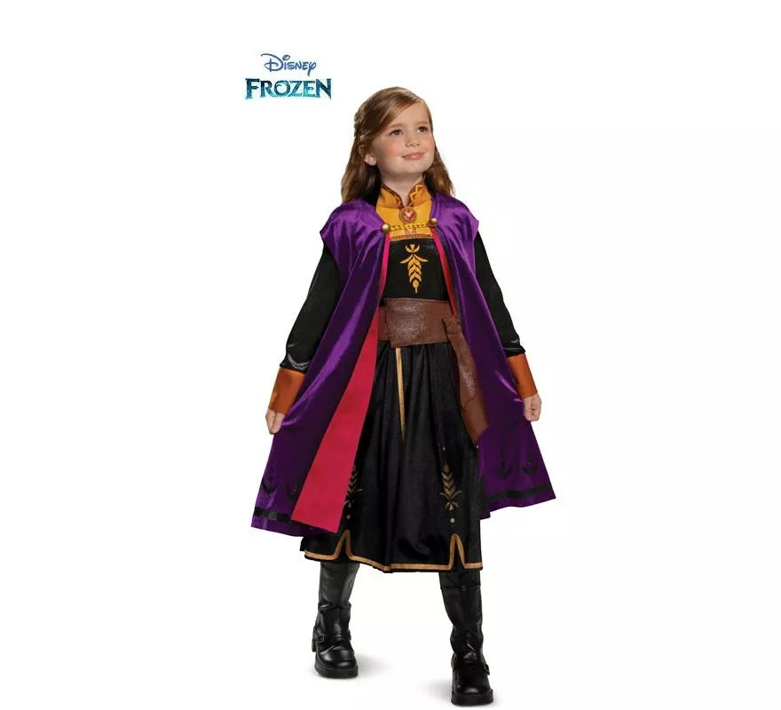 Disfraz de Anna de Viaje Deluxe de Frozen 2 para niña