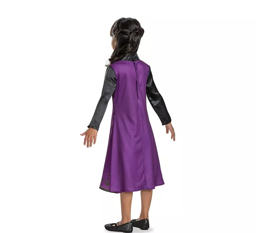 Disfraz de Anna Frozen traje morado para niña