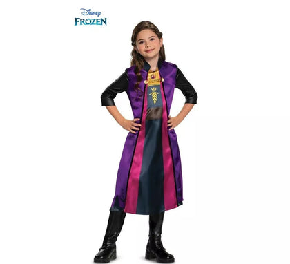 Disfraz de Anna Viajera Disney Básico plus para niña