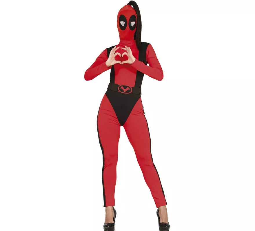 Translation missing: en.Disfraz de Anti heroína Roja para mujer