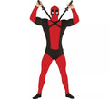Disfraz de Antihéroe rojo y negro para hombre
