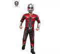 Disfraz de Antman Los Vengadores musculoso con máscara deluxe para niño