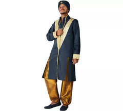 Blue and Gold Arab Costume for Men