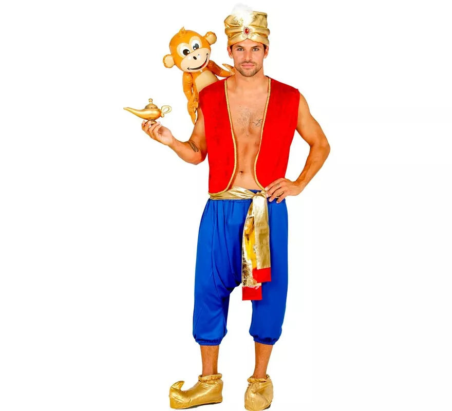 Disfraz de Árabe de cuento rojo para hombre