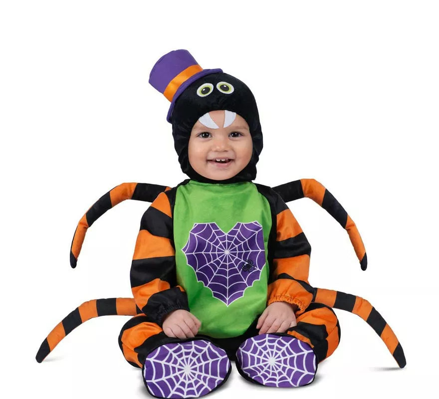Disfraz de Araña colorida para bebé y niños