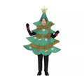 Disfraz de Árbol de Navidad decorado con estrella para niños