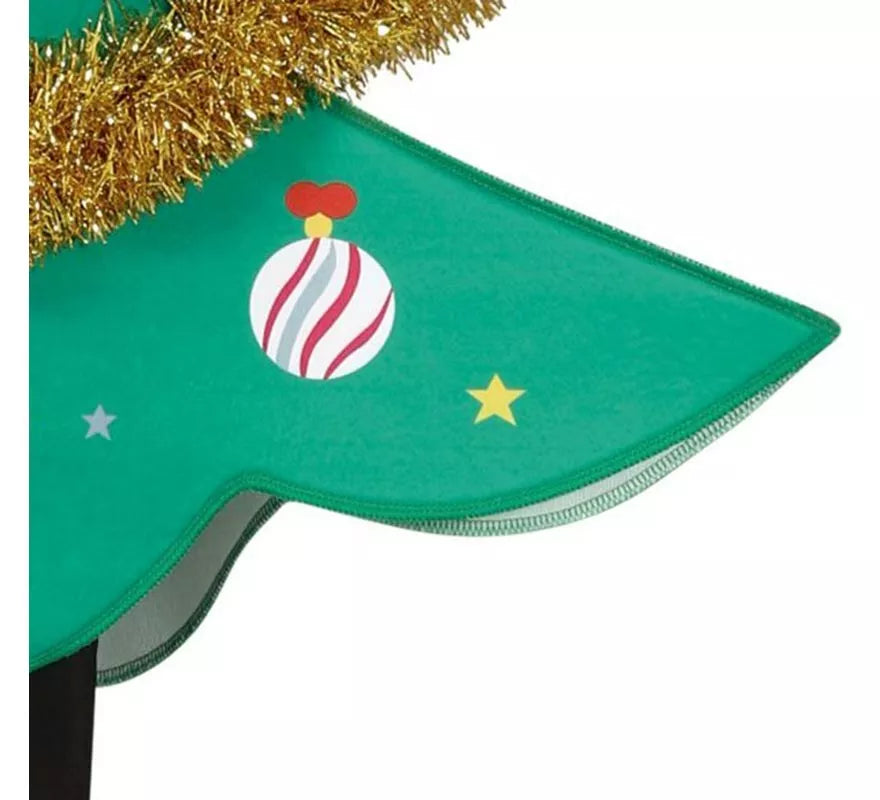 Disfraz de Árbol de Navidad decorado con estrella para niños