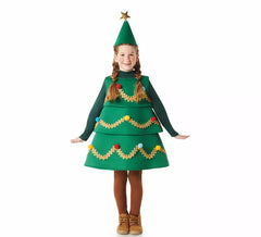 Decorated Christmas Tree Costume for Children