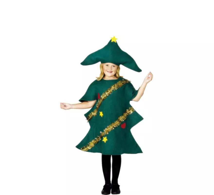 Translation missing: en.Disfraz de Árbol de Navidad Verde para niños