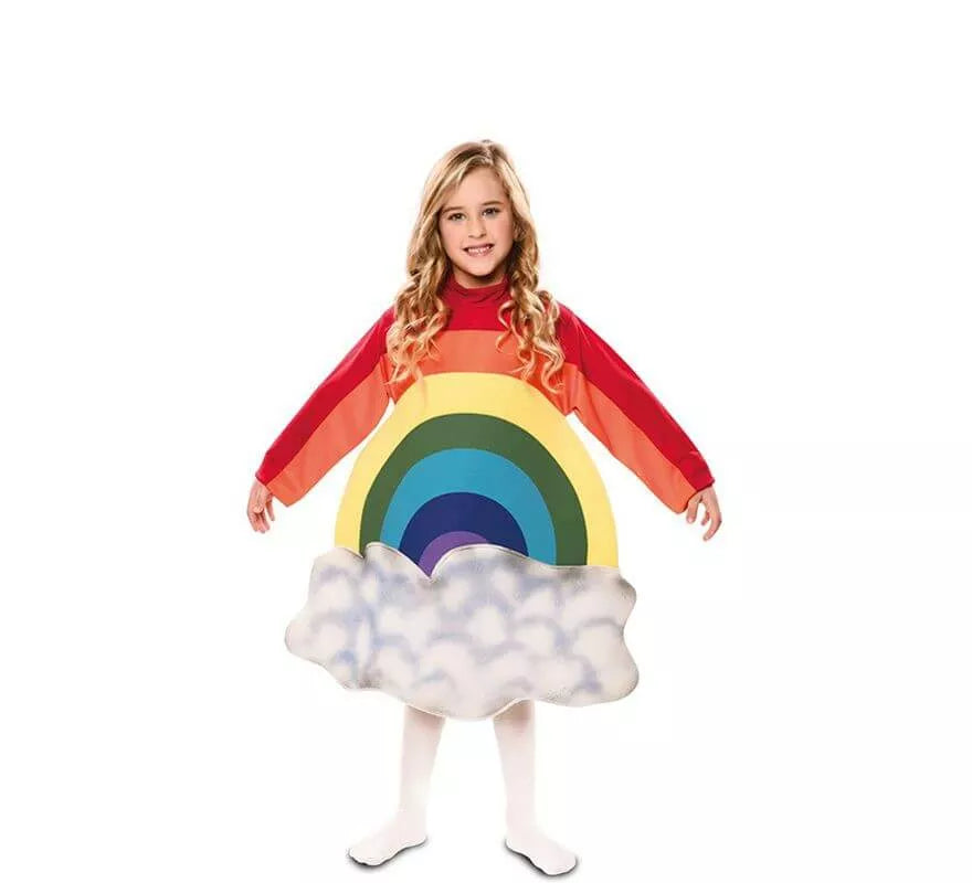 Disfraz de Arcoíris con Nubes para niños y bebé