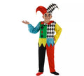 Disfraz de Arlequín Multicolor para niños