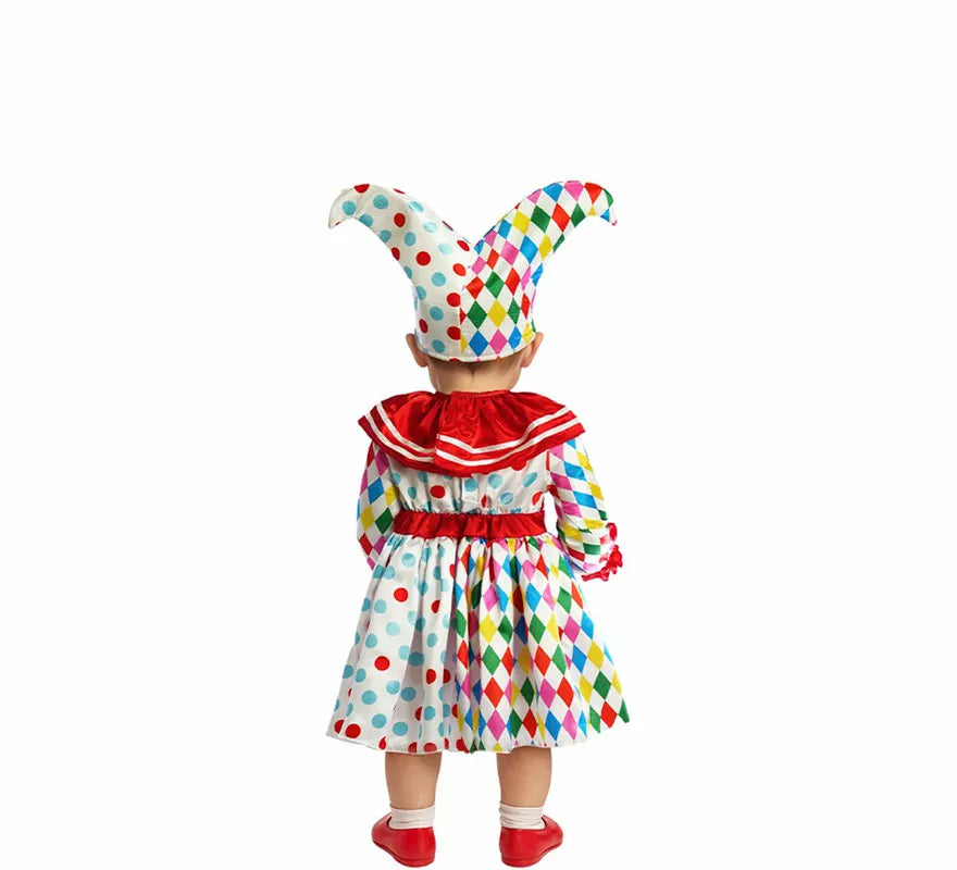 Disfraz de Arlequina Colores para bebé