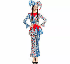 Harlequin Costume with Stars for Women
