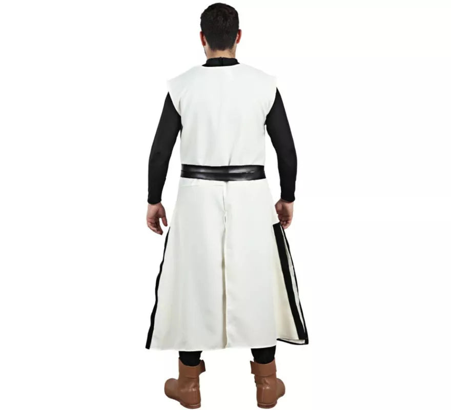 Disfraz de Armero Medieval blanco para hombre