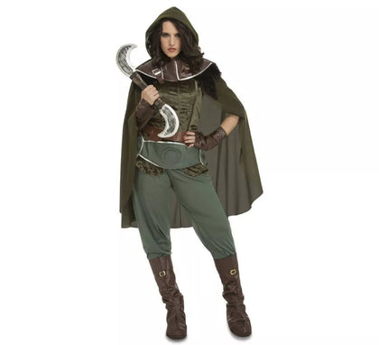 Disfraz de Arquera Medieval Enda para mujer