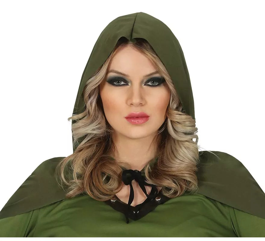 Disfraz de Arquera Verde para mujer