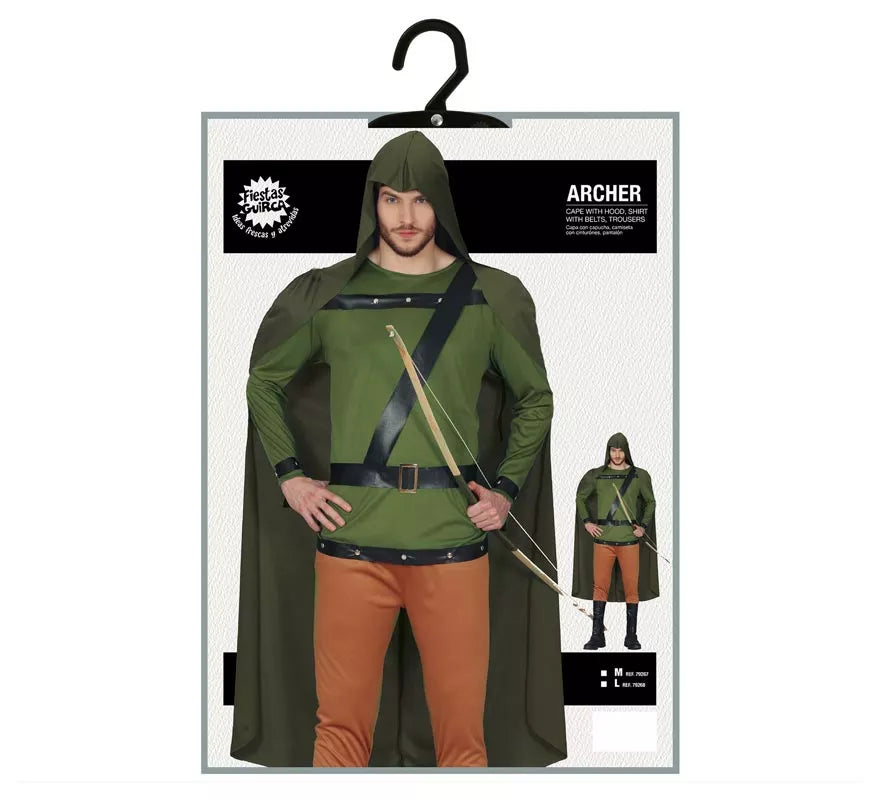 Disfraz de Arquero Verde para hombre