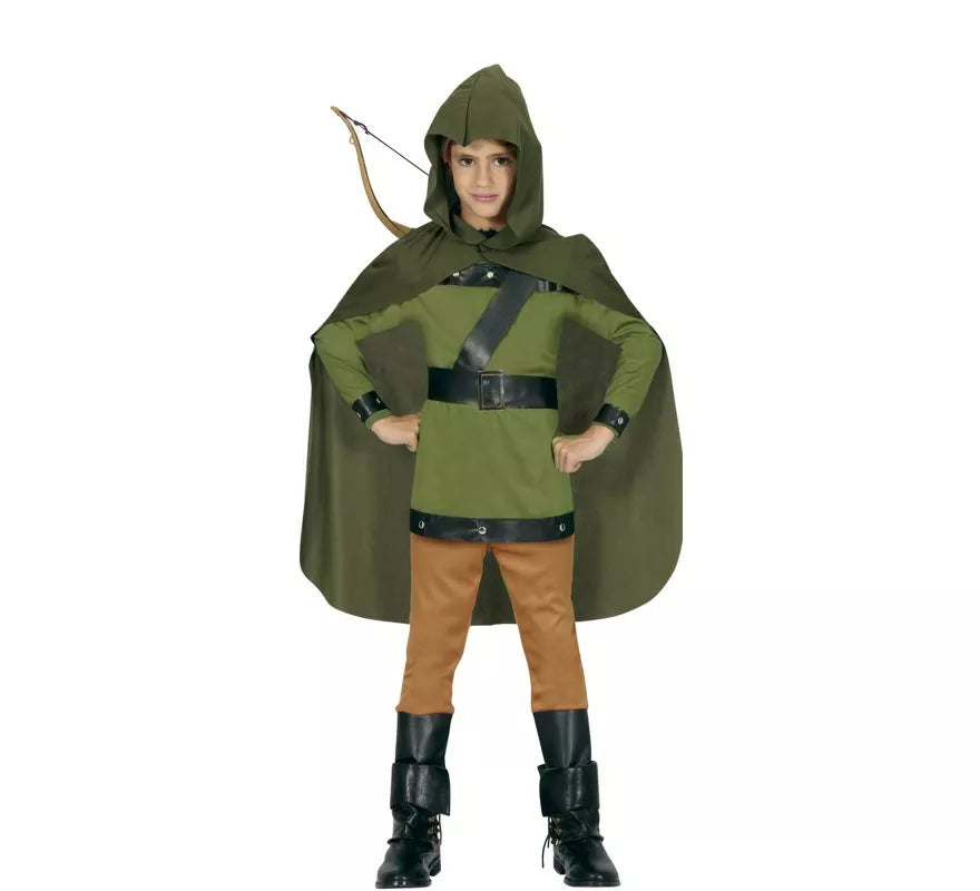 Disfraz de Arquero Verde para niños